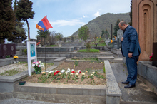 Հարգանքի տուրք Արցախյան պատերազմում զոհված ոստիկանների հիշատակին