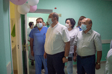 Տավուշի մարզպետ Հայկ Ղալումյանն այցելել է Իջևանի բժշկական կենտրոն