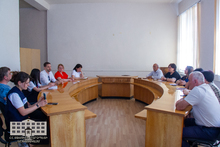 Աշխատանքային խորհրդակցություն «ՀիդրոԳրին Տավուշ» ծրագրի ղեկավար կազմի հետ Աշխատանքային խորհրդակցություն «ՀիդրոԳրին Տավուշ» ծրագրի ղեկավար կազմի հետ