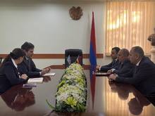 ՀՀ Տավուշի մարզպետ Հայկ Ղալումյանն ընդունել է Հայաստանում Հունաստանի արտակարգ և լիազոր դեսպան պարոն Խրիստոս Սոֆիանոպուլոսին