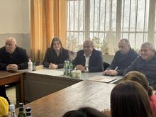 Տավուշի մարզպետ Հայկ Ղալումյանն աշխատանքային այց  կատարեց Ենոքավան բնակավայր։