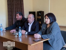 Տավուշի մարզպետ Հայկ Ղալումյանն աշխատանքային այց է կատարել Կայանի միջնակարգ դպրոց